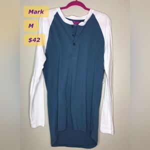 Cotton LuLaRoe Mark Henley Shirt